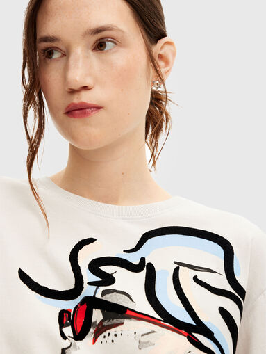 DALTON T-shirt with print - 4