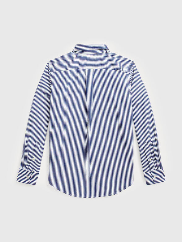 Striped cotton shirt  - 5