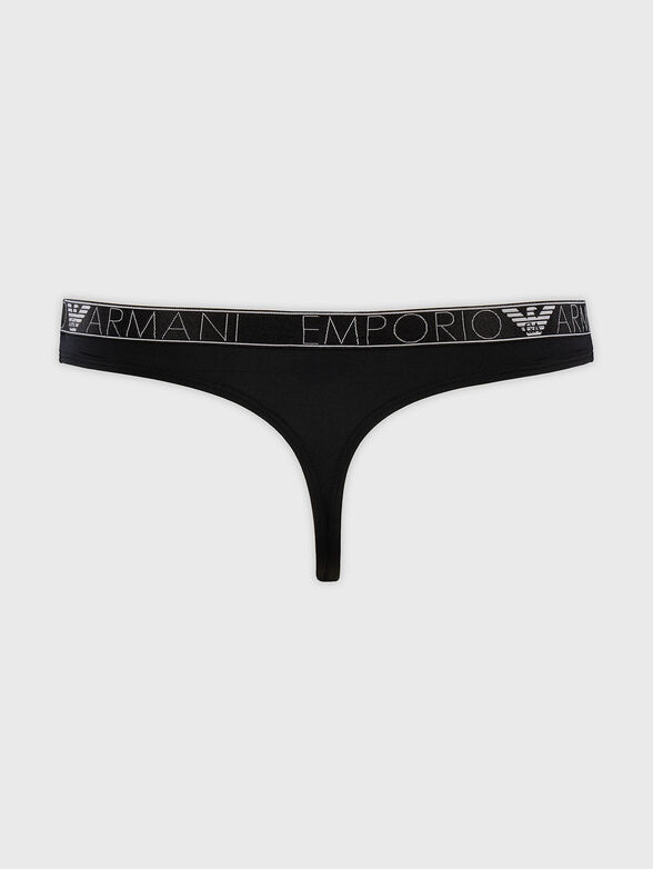 Set of two pairs of G-string with logo - 3