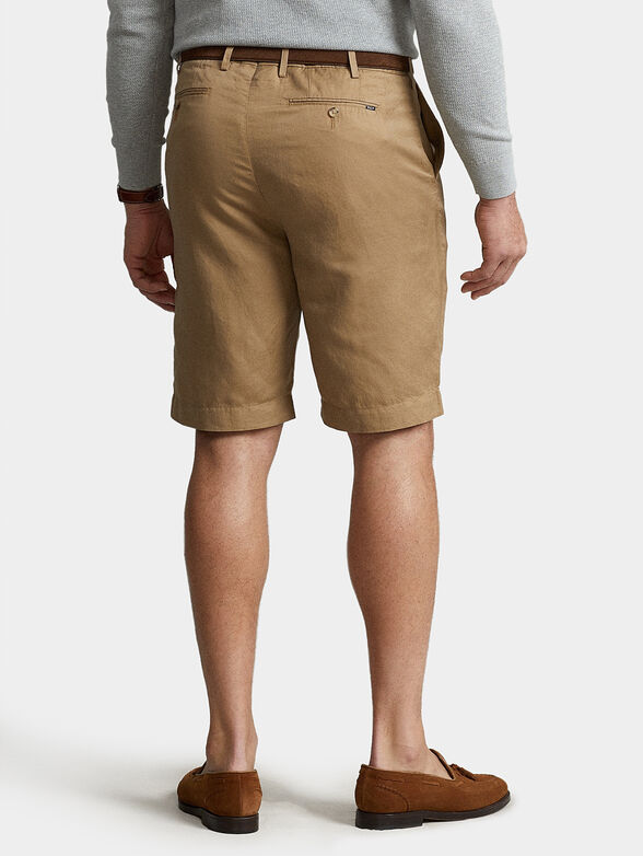 Shorts in beige color - 2