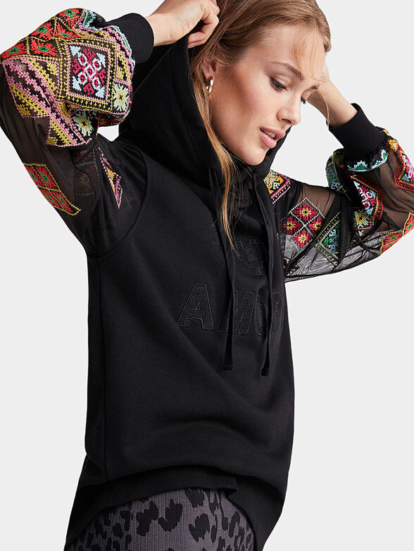 LOIRA sweatshirt with embroidery - 4
