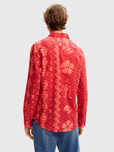 DAVID shirt with geometric texture - 3