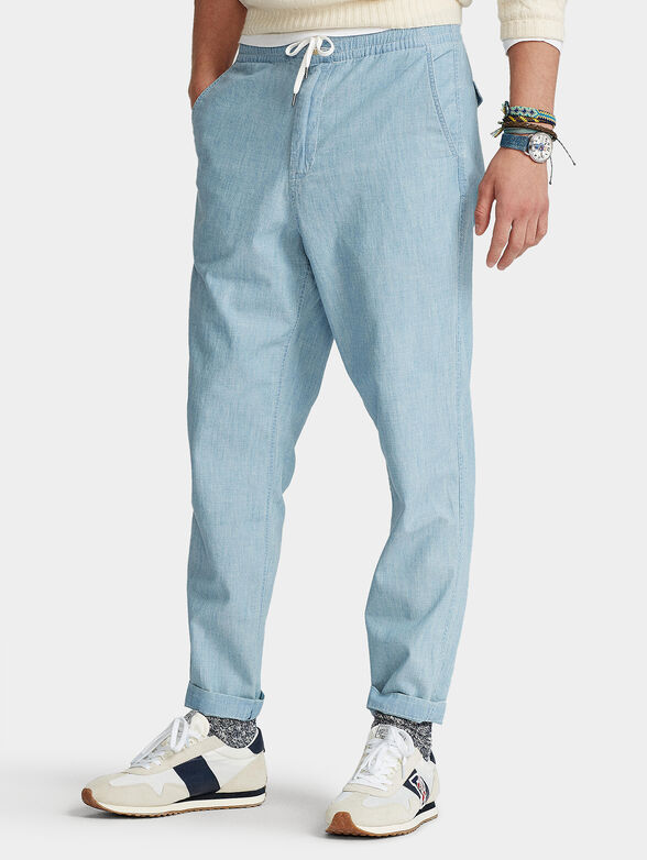 Sports pants with elastic waist - 1