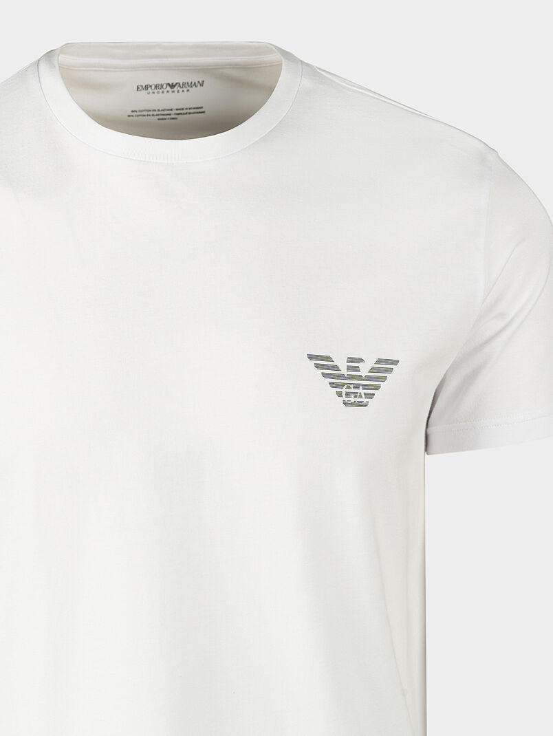 White cotton t-shirt - 3