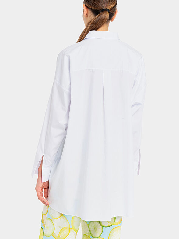 Cotton shirt with art prints - 2