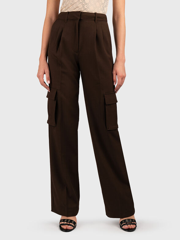 Cargo pants with high waist - 1