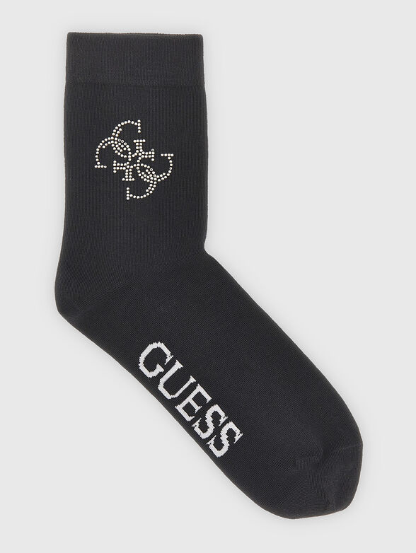 Black socks with 4G logo detail - 1