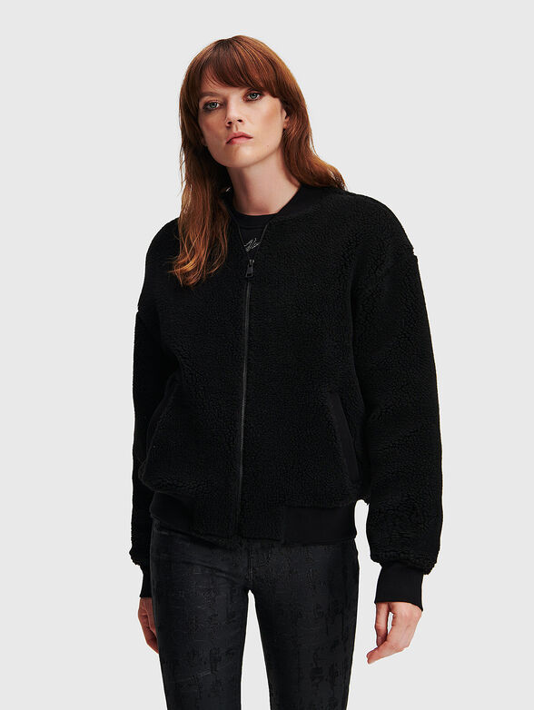 TEDDY black bomber jacket - 1