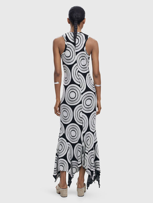 Dress with accent hem - 2