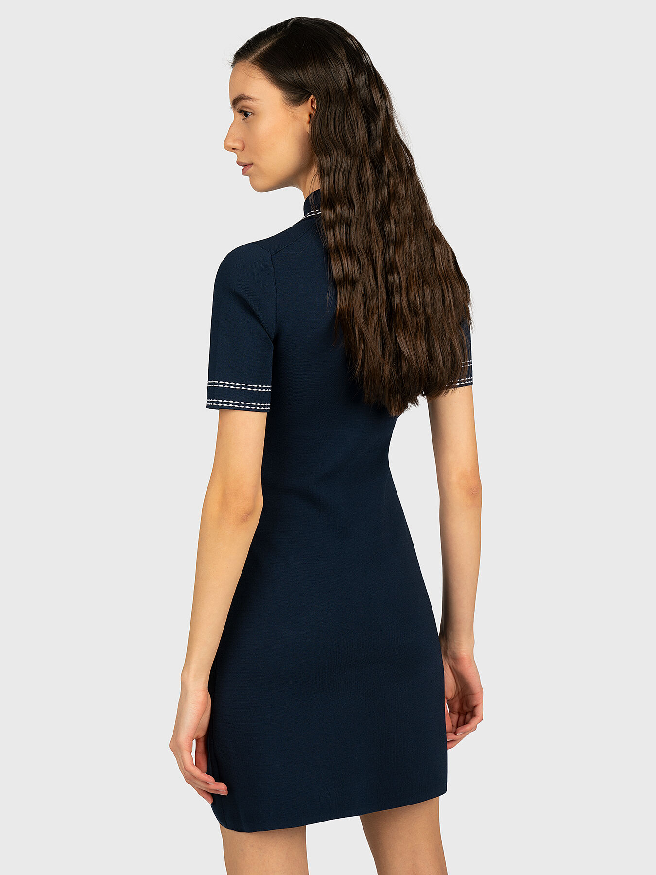 完璧 Contrasting stitching dress brand MICHAEL KORS ワンピース