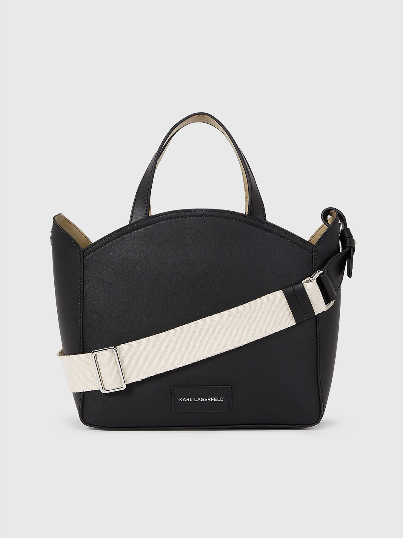 K/CIRCLE black bag with laser perforation brand Karl Lagerfeld