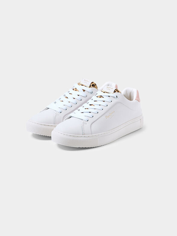 ADAMS RIGA white sneakers with accent - 2
