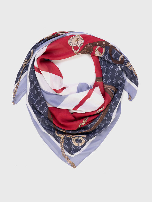 Square scarf with print - 1