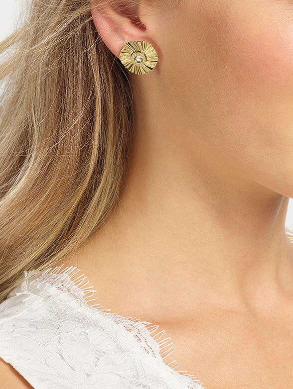 Earrings with crystal - 2