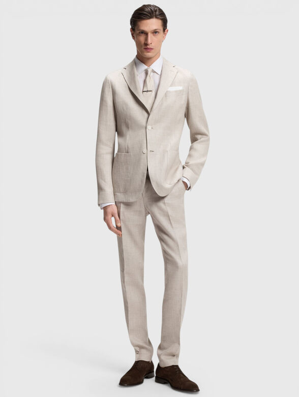 Linen-blend trousers - 4