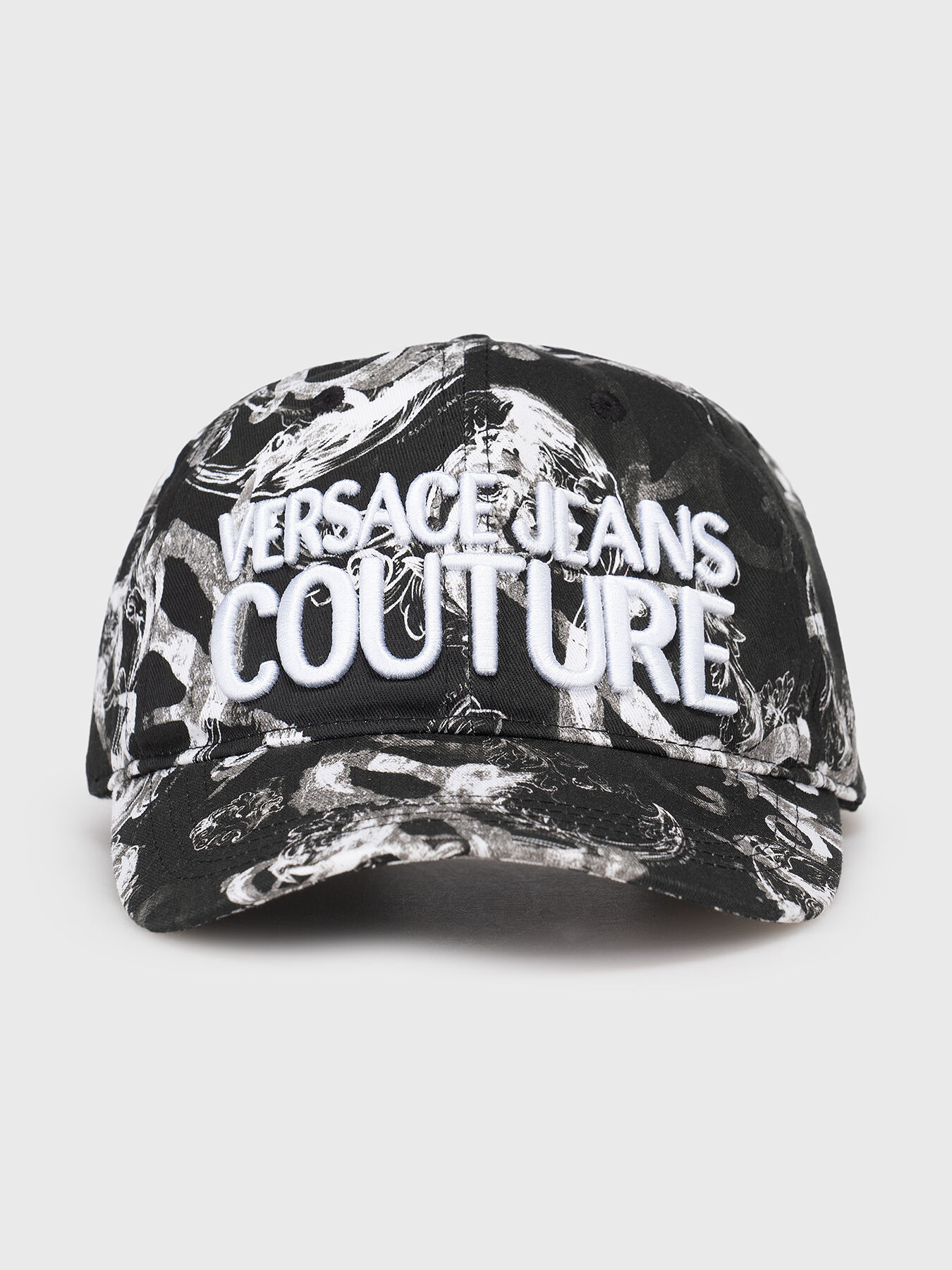 Cap with logo accent brand VERSACE JEANS COUTURE Globalbrandsstore en