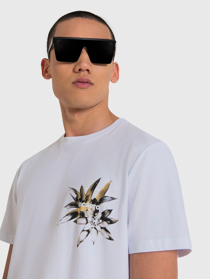 T-shirt with floral print - 3