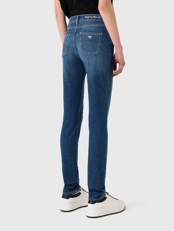 Skinny jeans with embroidered logo  - 2