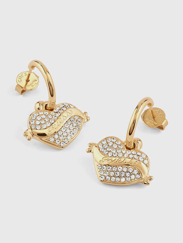 HEART earrings in gold - 1