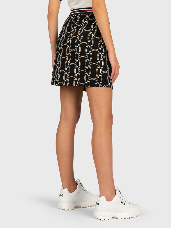 HADRIA Skirt with contrasting print - 2