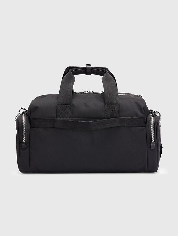 Black holdall with logo detail - 3