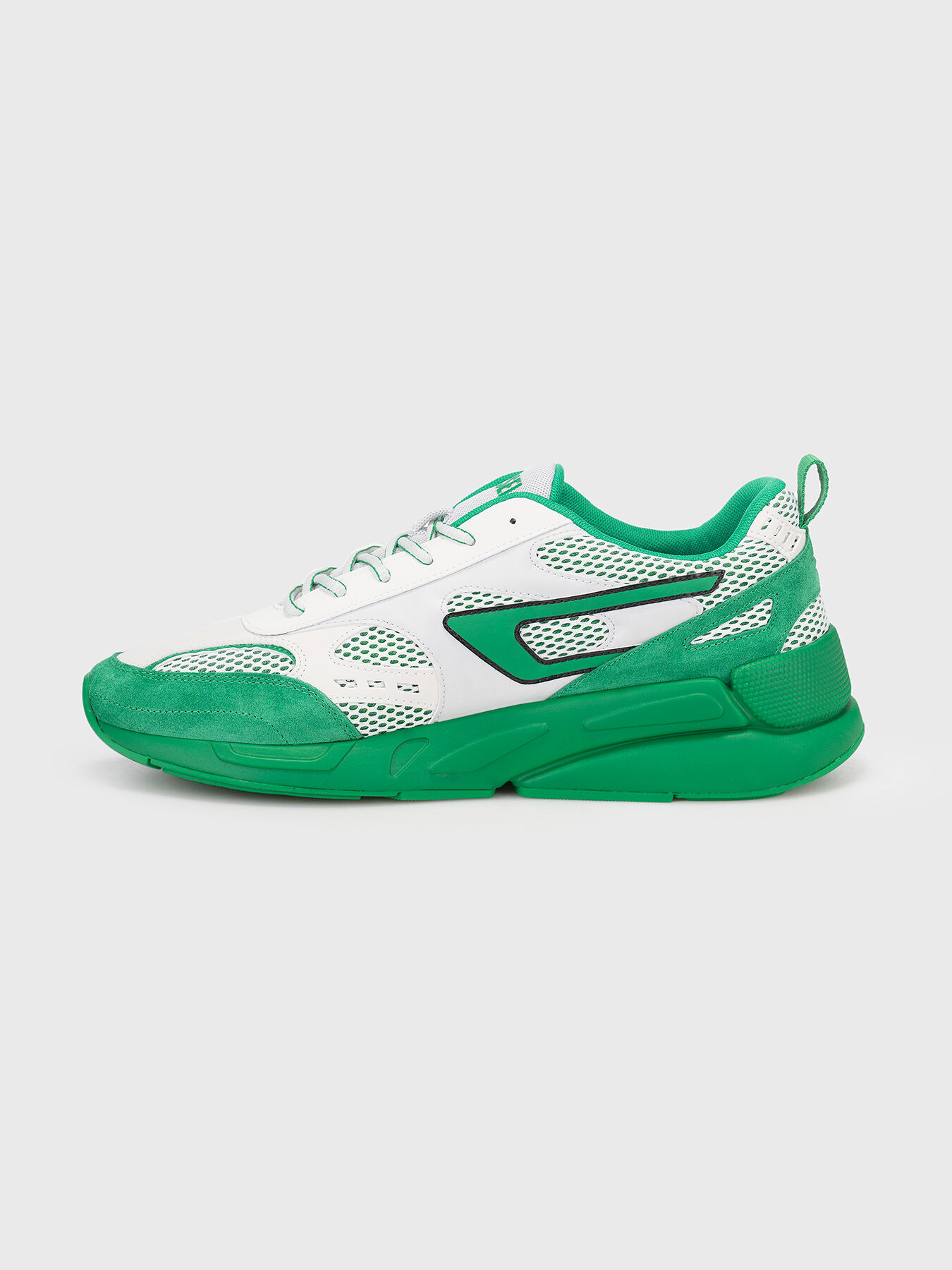 S-SERENDIPITY sports shoes with green accents brand DIESEL