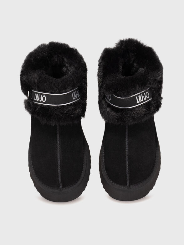 JUNY 01 suede ankle boots - 6