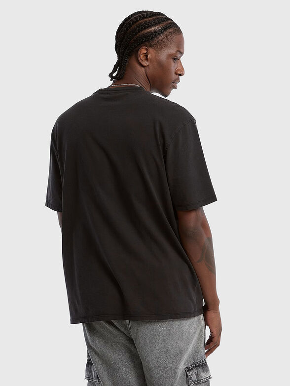 Oversized cotton T-shirt with logo - 3