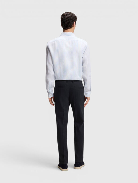 Linen-blend trousers - 2