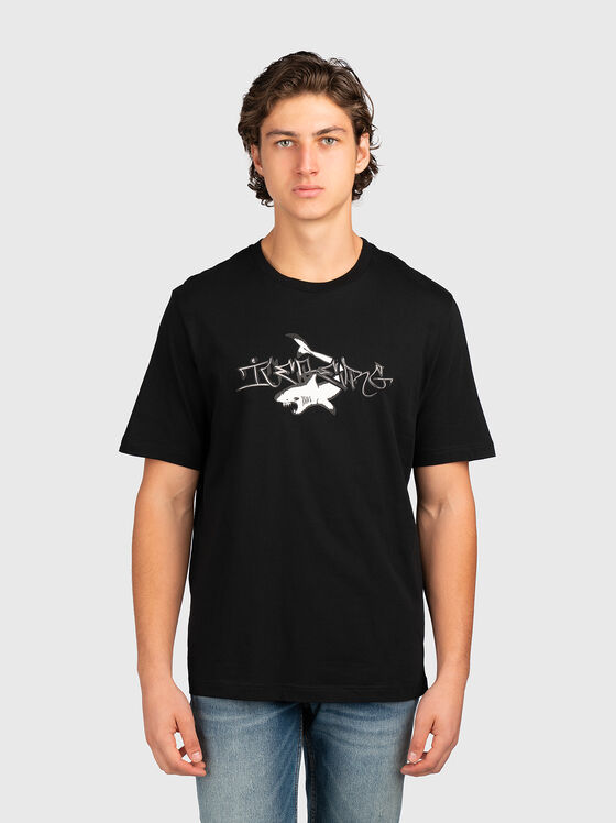 Round neck cotton T-shirt - 1