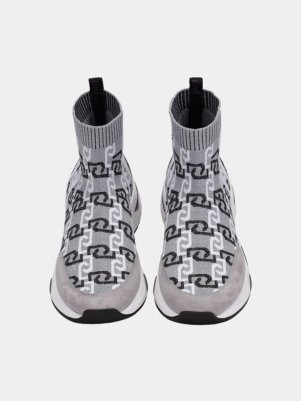 Slip on boots with logo detail - 6