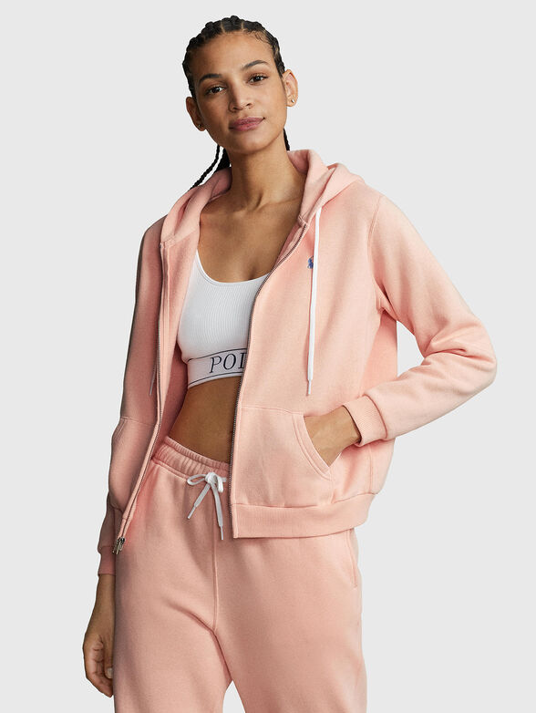 Sweatshirt with logo embroidery - 1