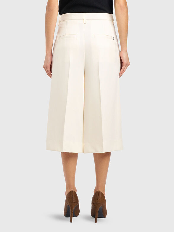 GILLIAN cropped wide leg chino trousers - 2