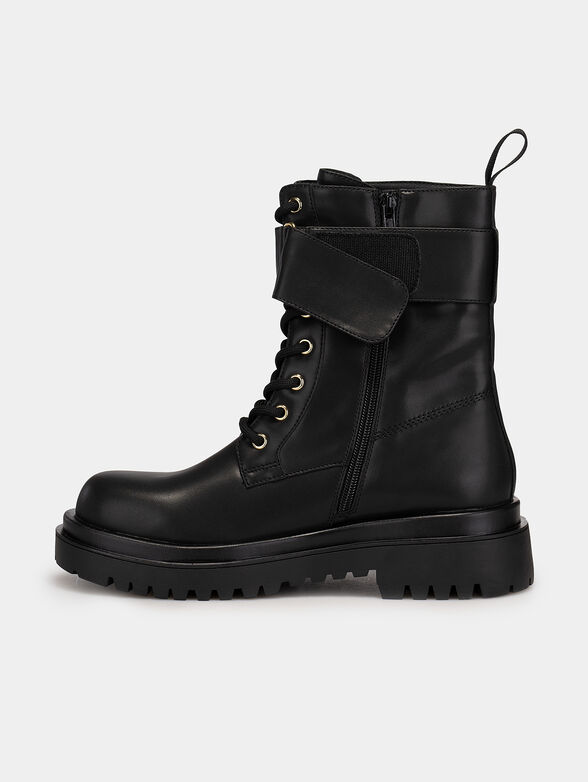 FONDO DREW ankle boots with gold logo - 4