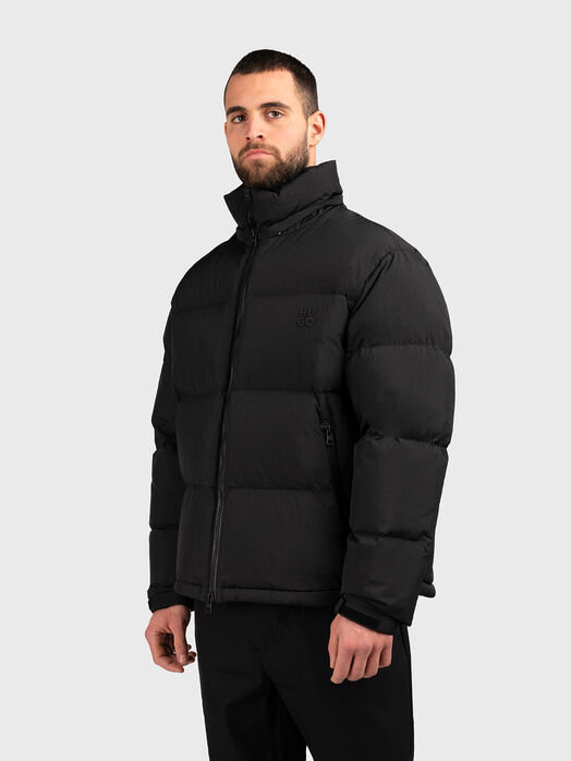 Jacket with removable hood 