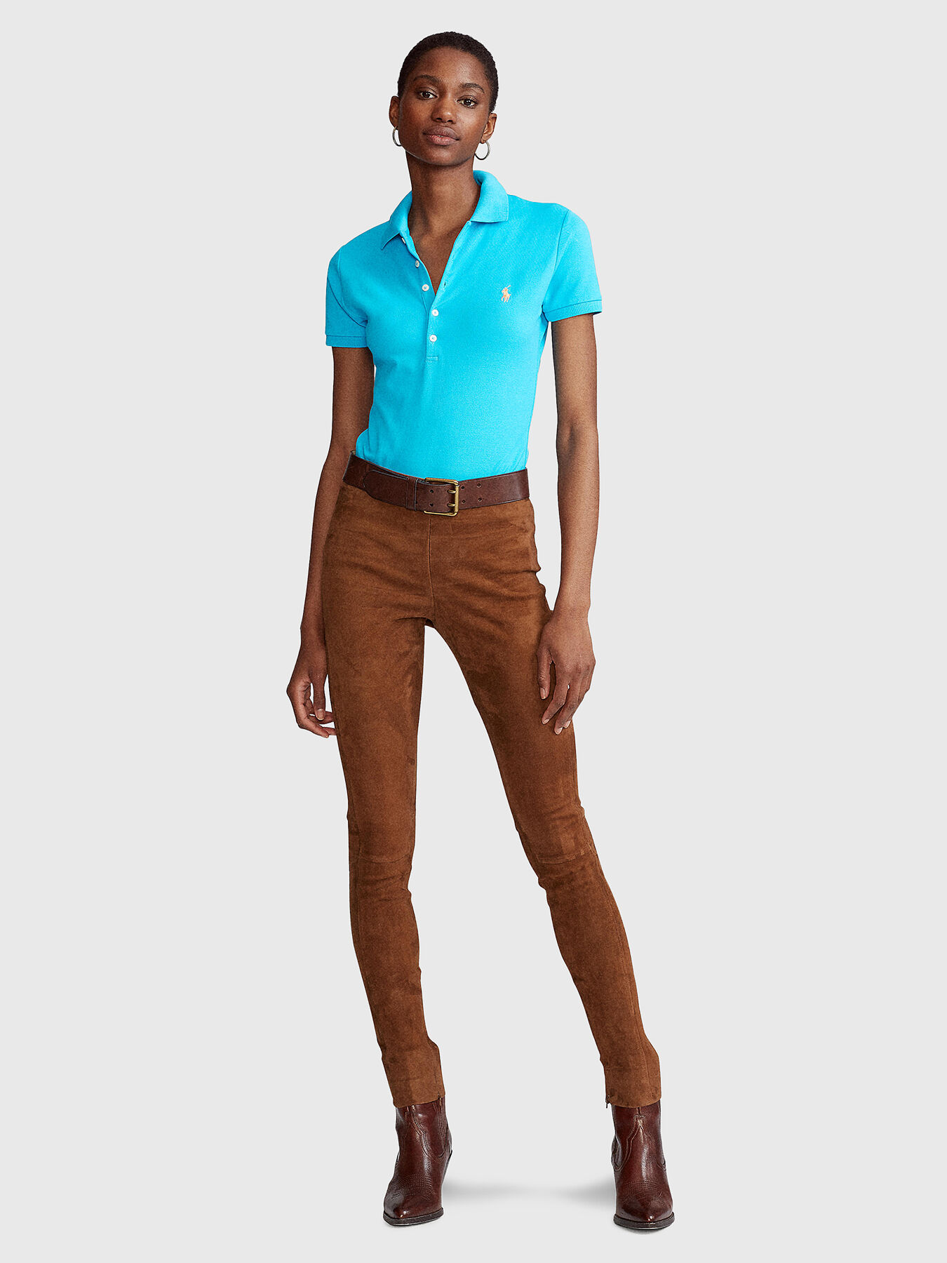 JULIE turquoise Polo shirt brand POLO RALPH LAUREN