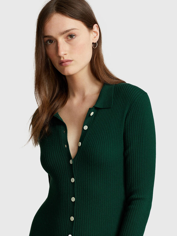 Midi wool dress - 4