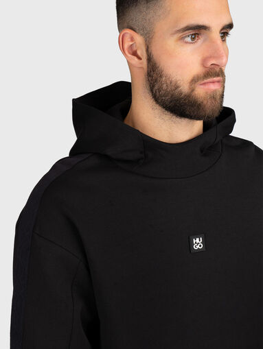 Hooded sweatshirt with logo detail - 4