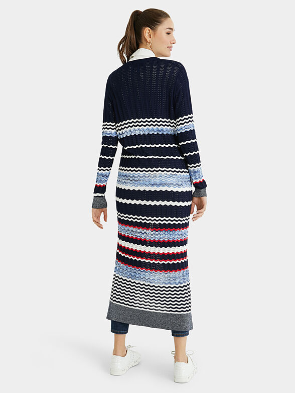 Long striped cardigan - 6