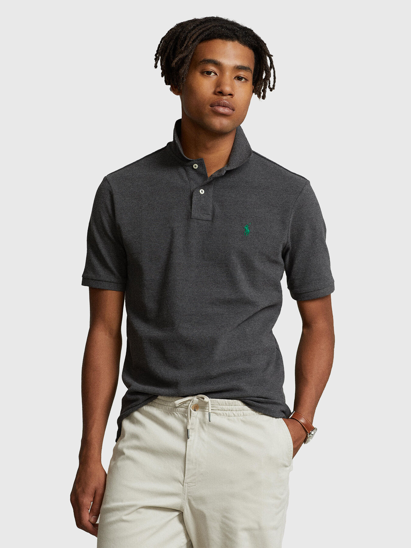 Dark grey Polo shirt brand POLO RALPH LAUREN Globalbrandsstore en
