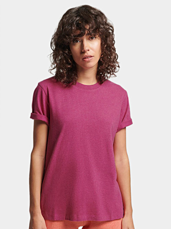 Fuxia color T-shirt - 1