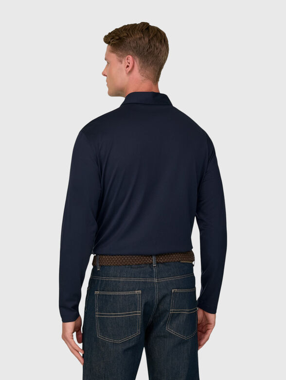 Dark blue polo shirt - 2