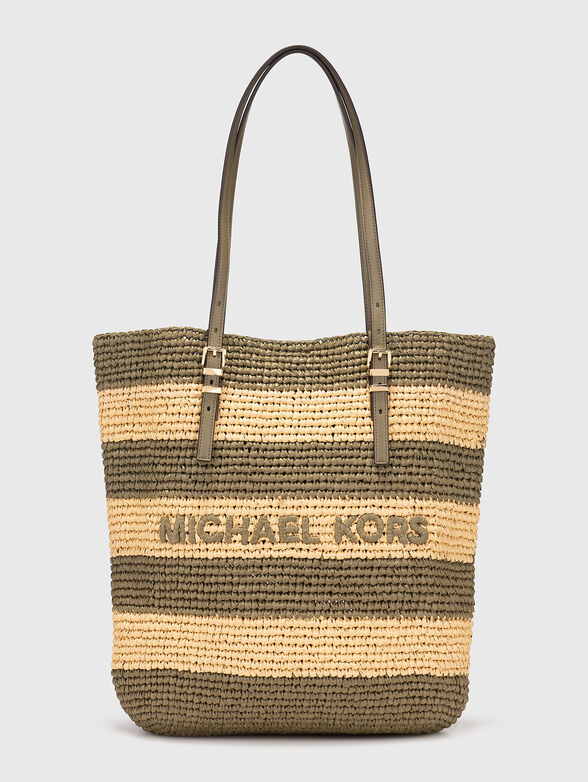 Large bag with woven texture - 1