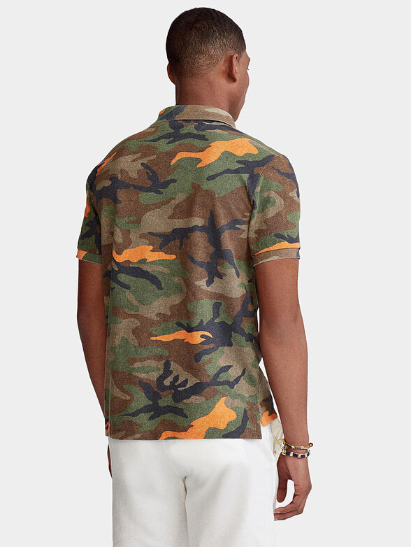Polo shirt with camouflage print - 2