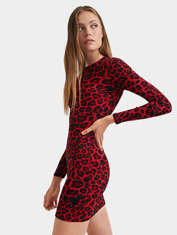 Dress with animal print - 5