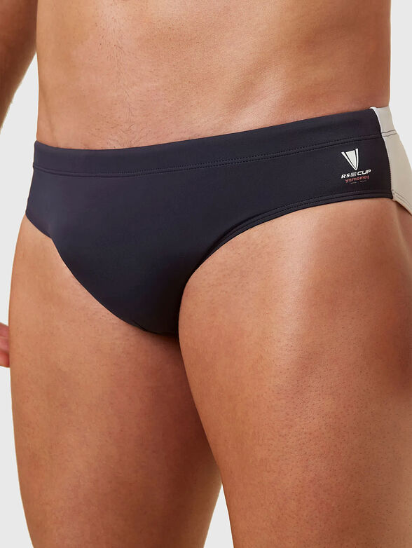 RS 21 dark blue swimwear with contrast detail - 1
