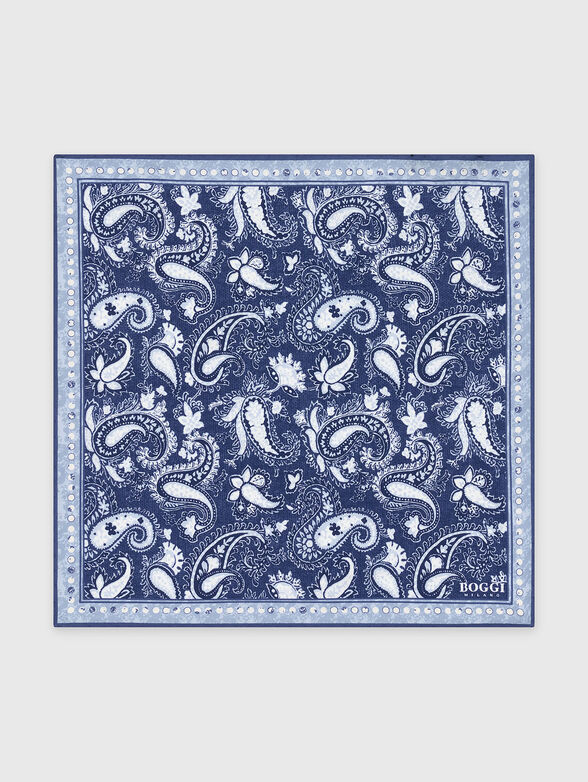 Pocket square with contrasting print - 2