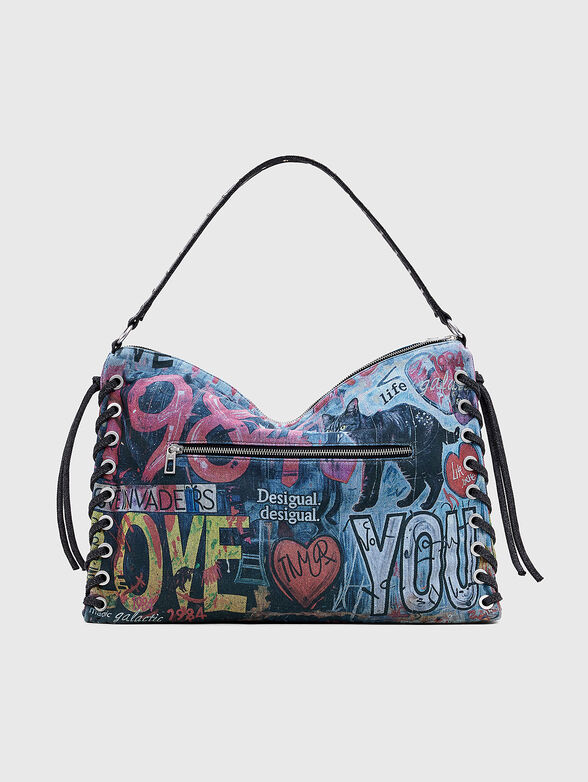 Bag with graffiti print - 3