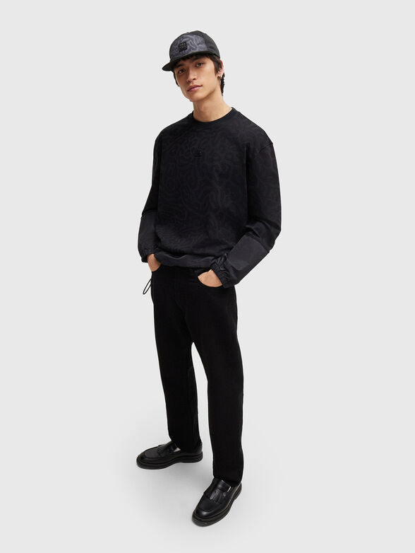 DABYUNO cotton sweatshirt with animal accent - 2