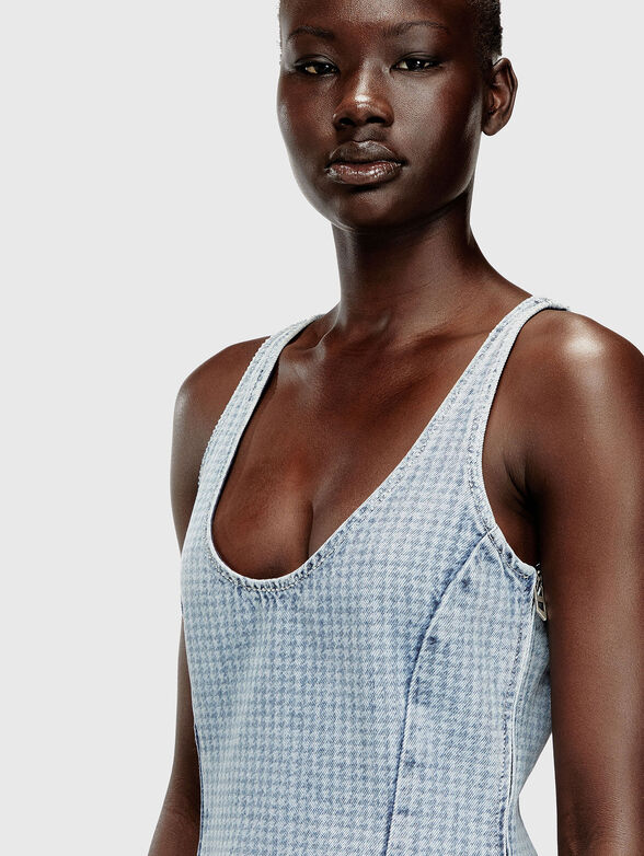 DE-SWEENEY-S1 denim dress  - 4